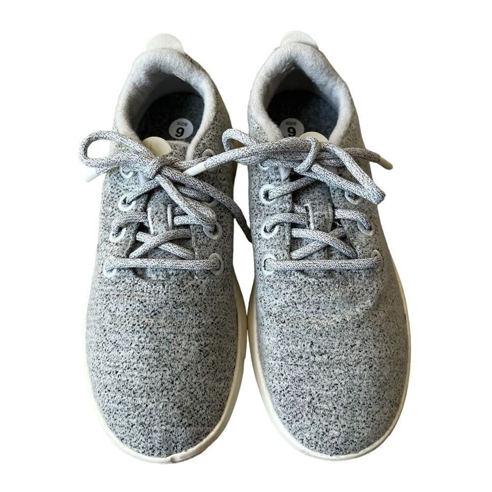 Allbirds Wool Running Sneakers Womens 9M Dapple Gray Lace Up Runners Shoes
